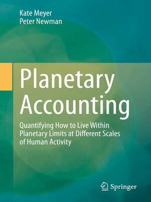 cover image of Planetary Accounting